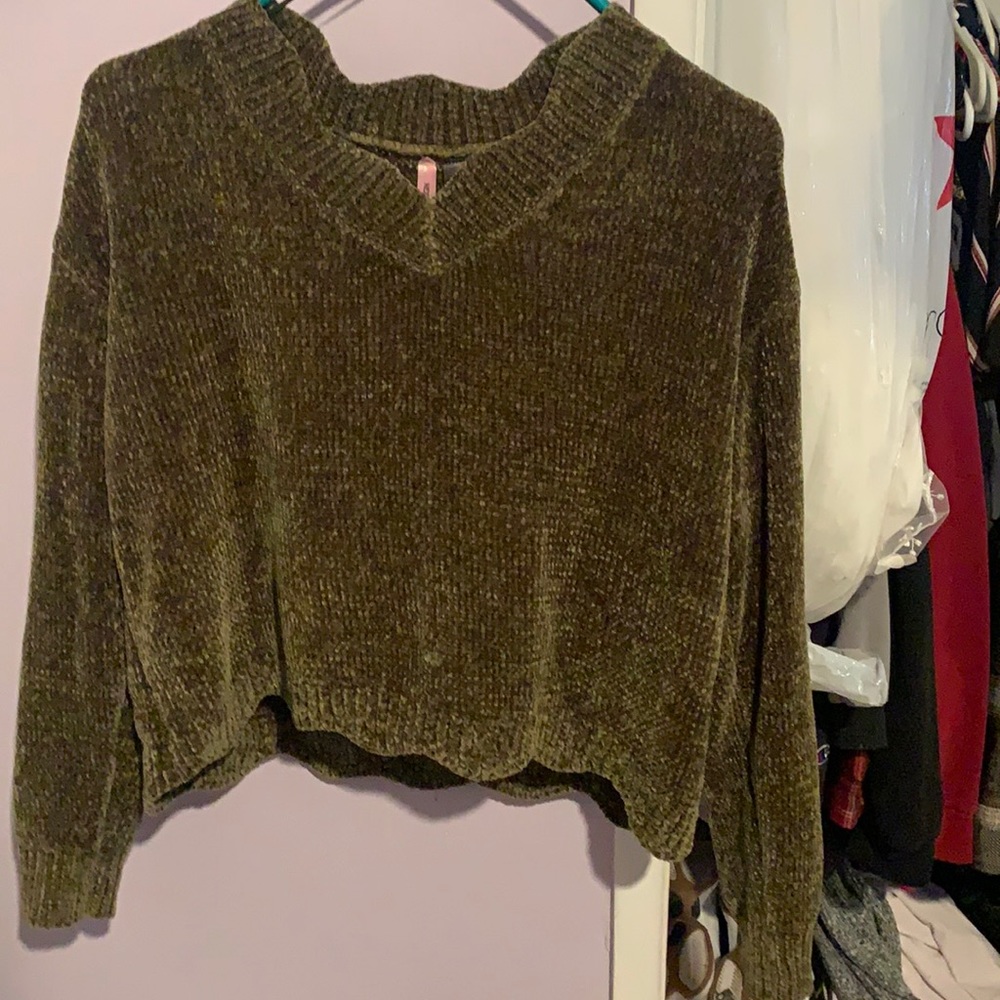 Knitted sweatshirt